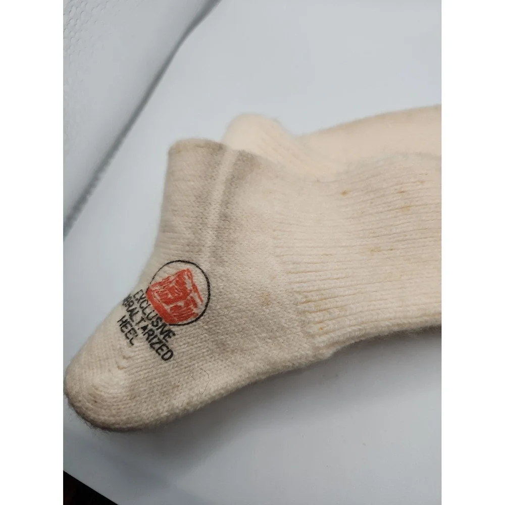 Mew Vtg ALL AMERICAN J.S.I Socks Gibraltarized Heel & Toe 10-13